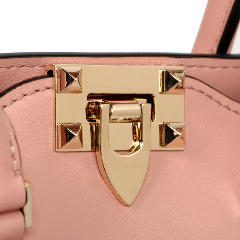 2014 Valentino Garavani rockstud mini double handles 1911 pink